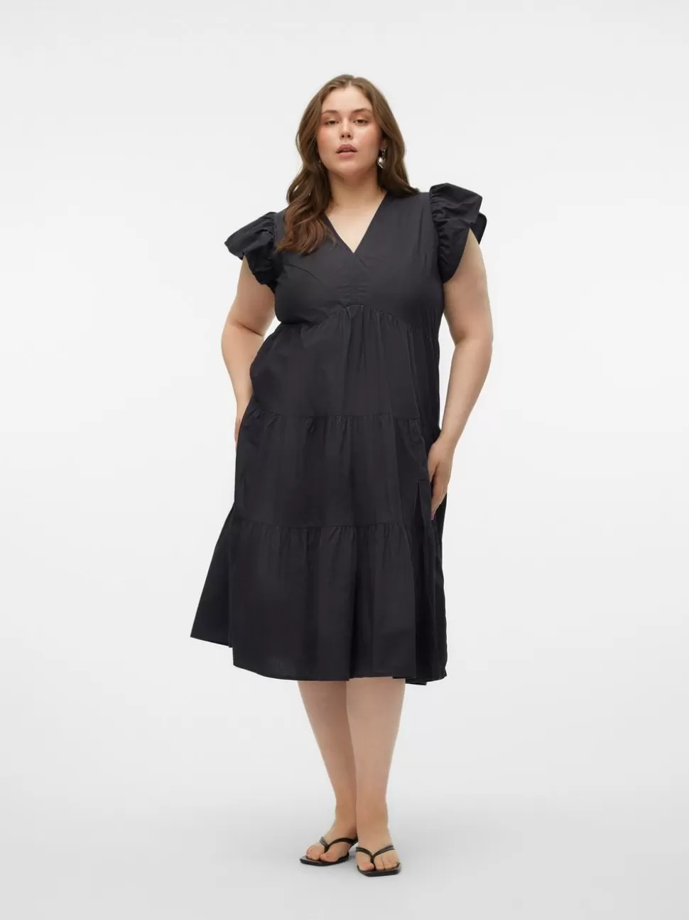 Klänningar^VERO MODA VMJARLOTTE Lång Klänning Black