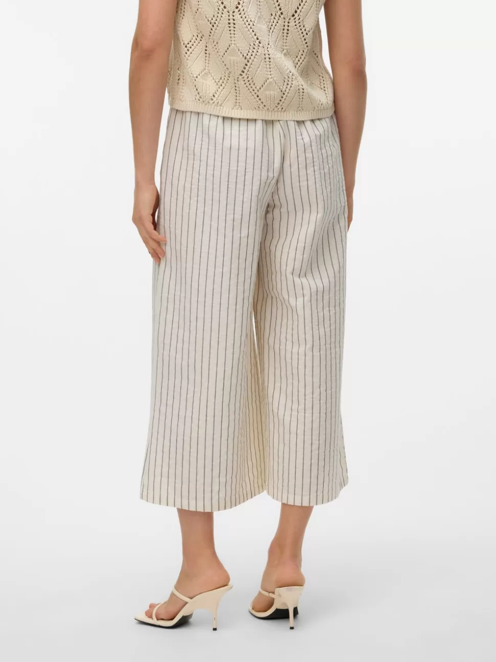 Byxor^VERO MODA VMJAYLEN Hög Midja Culottebyxor Birch