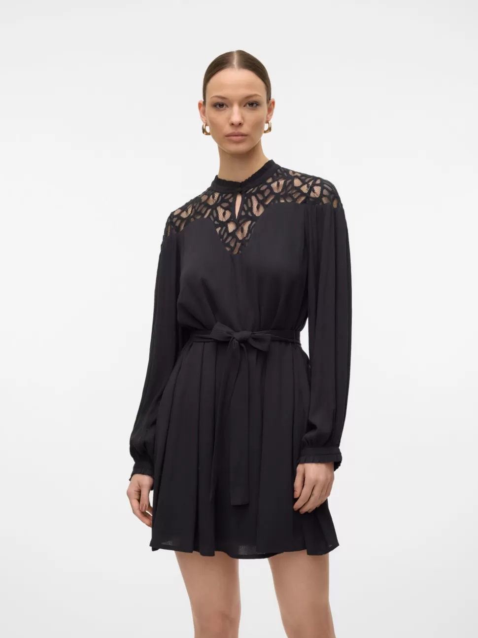Klänningar^VERO MODA VMJAZMYN Kort Klänning Black