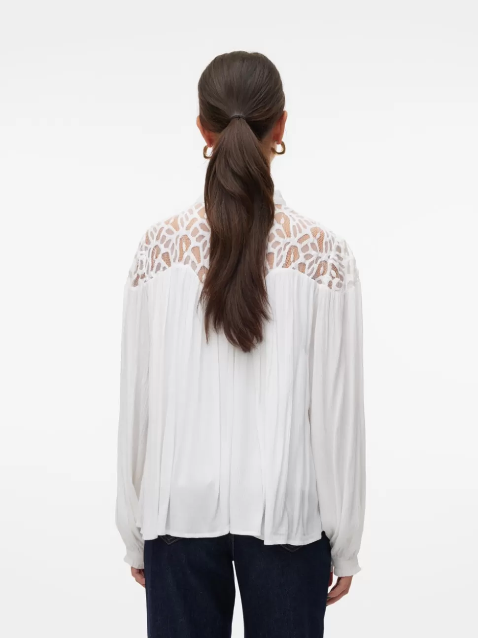 Toppar^VERO MODA VMJAZMYN Topp Bright White
