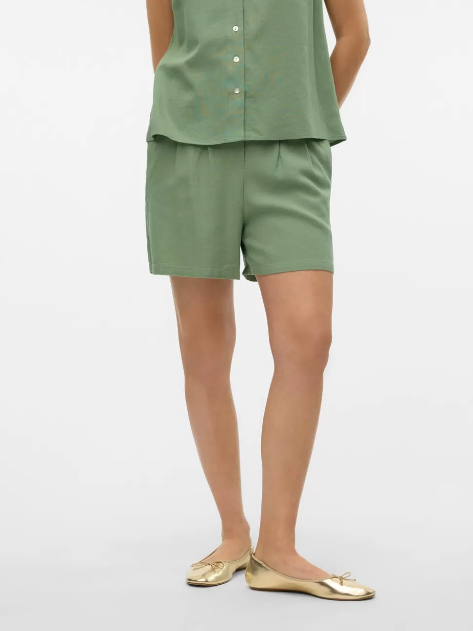 Shorts | Basics^VERO MODA VMJESMILO Shorts Hedge Green