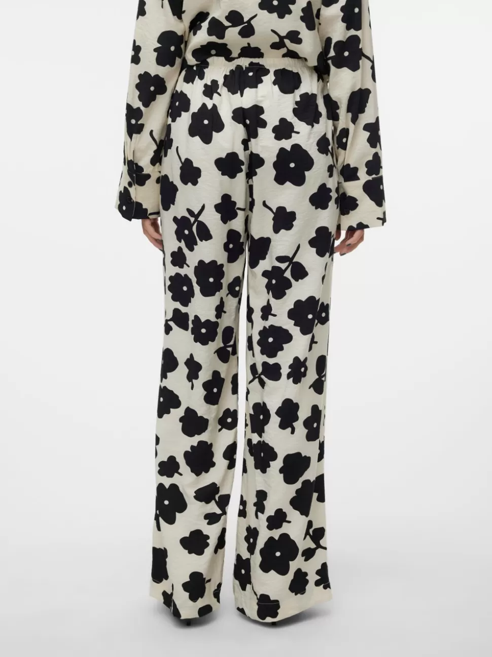 Byxor^VERO MODA VMJESSA Hög Midja Byxor Birch