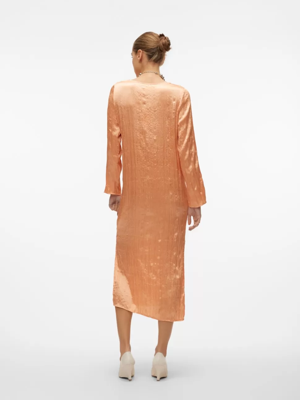 Klänningar^VERO MODA VMJOHAHA Midiklänning Peach Bloom