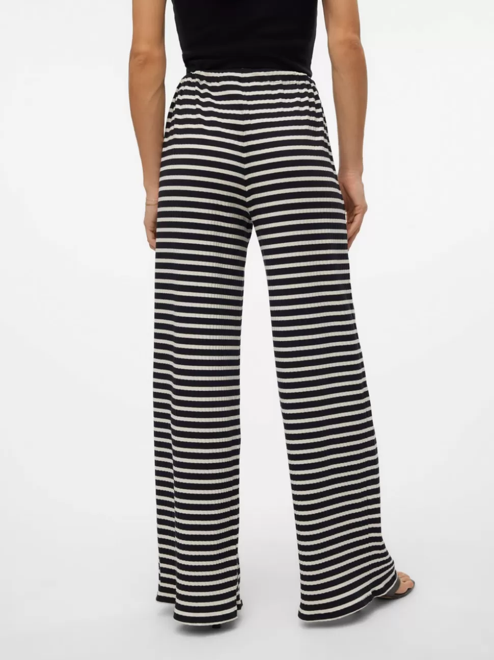 Byxor^VERO MODA VMJOSEPHINE Medelhög Midja Byxor Black