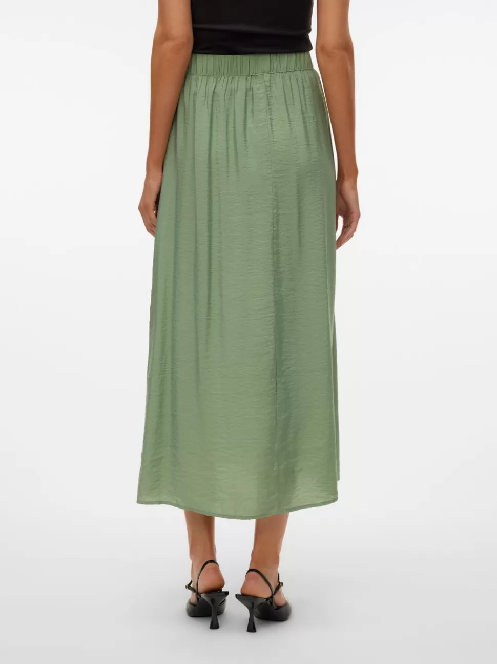 Kjolar^VERO MODA VMJOSIE Lång Kjol Hedge Green