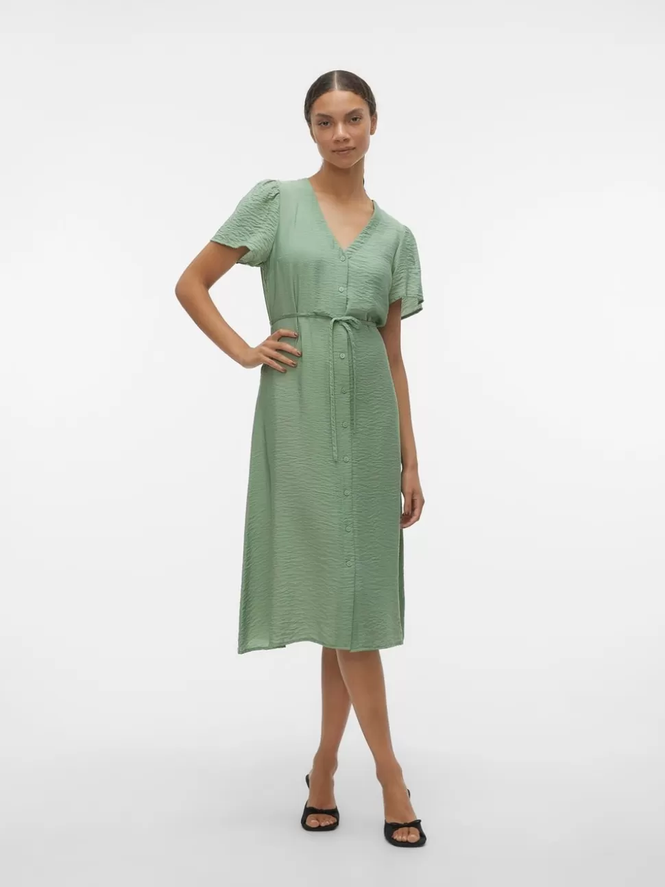 Klänningar^VERO MODA VMJOSIE Midiklänning Hedge Green