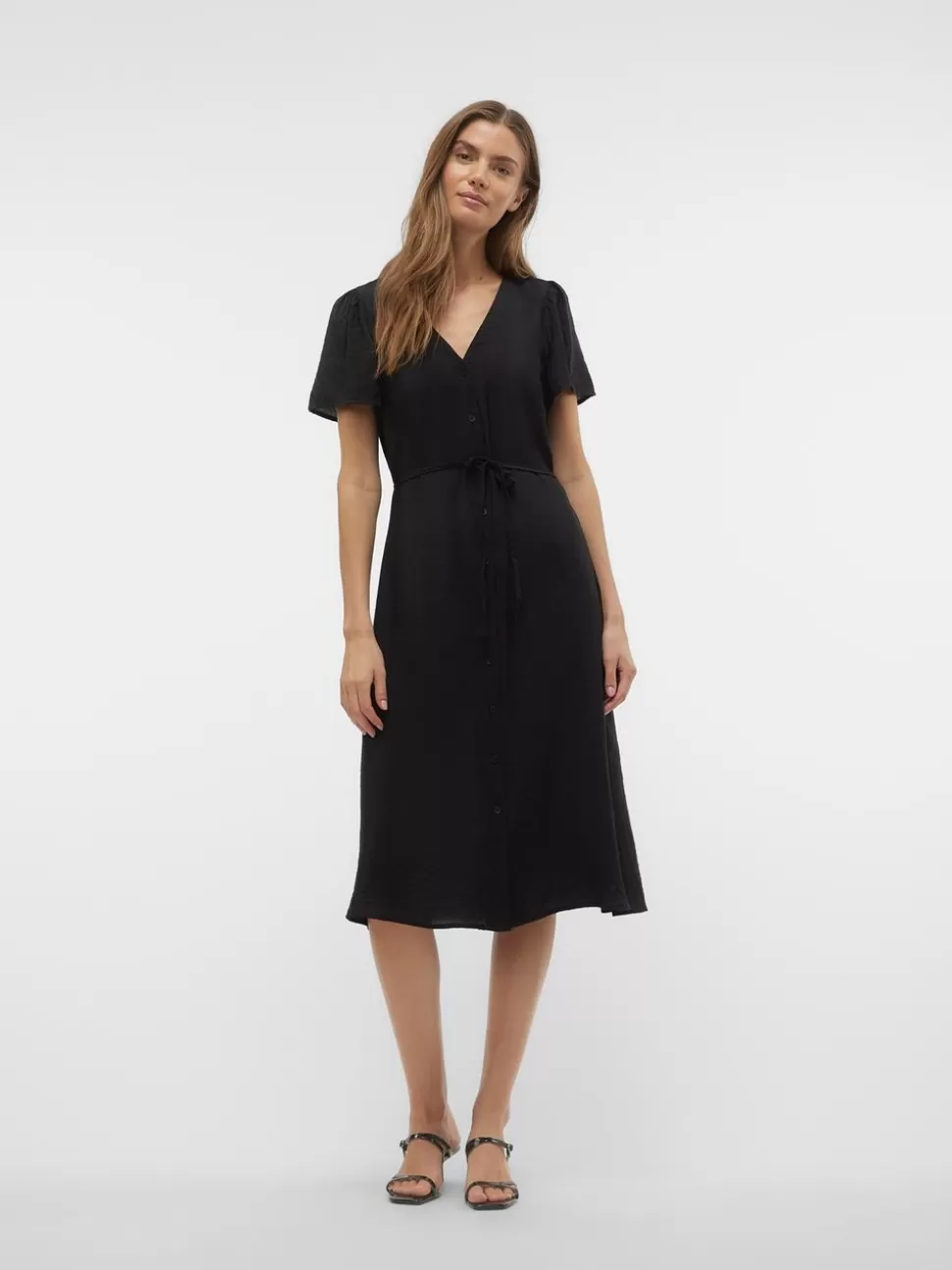 Klänningar^VERO MODA VMJOSIE Midiklänning Black