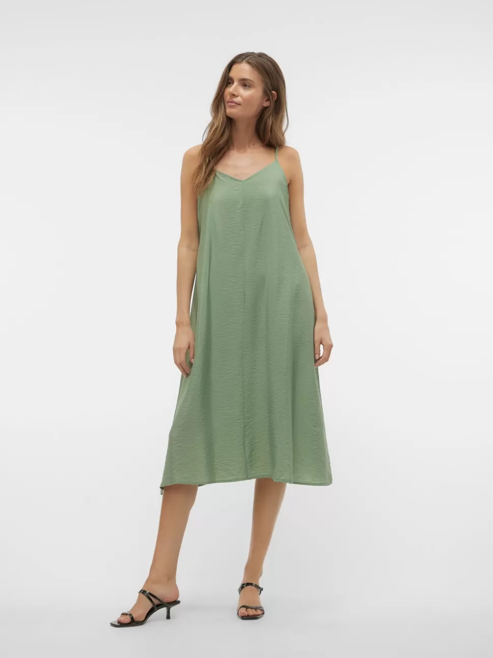 Klänningar^VERO MODA VMJOSIE Midiklänning Hedge Green