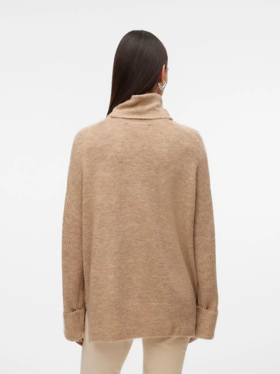 Stickat^VERO MODA VMJUPITER Pullover Silver Mink