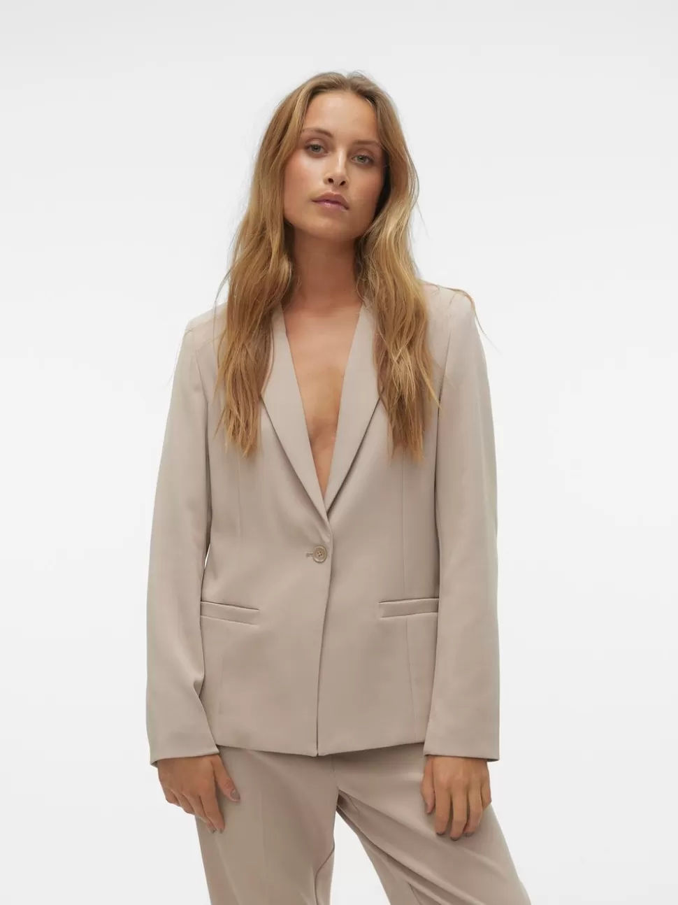 Kavajer^VERO MODA VMKAIA Kavaj Silver Mink