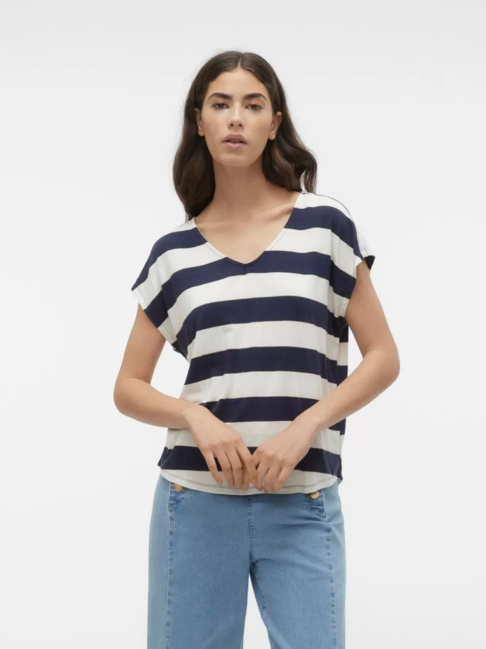 Toppar^VERO MODA VMKAISA T-shirt Navy Blazer