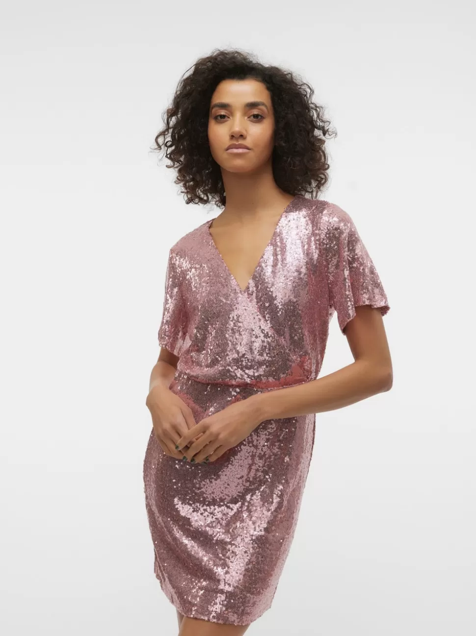 Festkläder | Klänningar^VERO MODA VMKAJE Kort Klänning Ash Rose