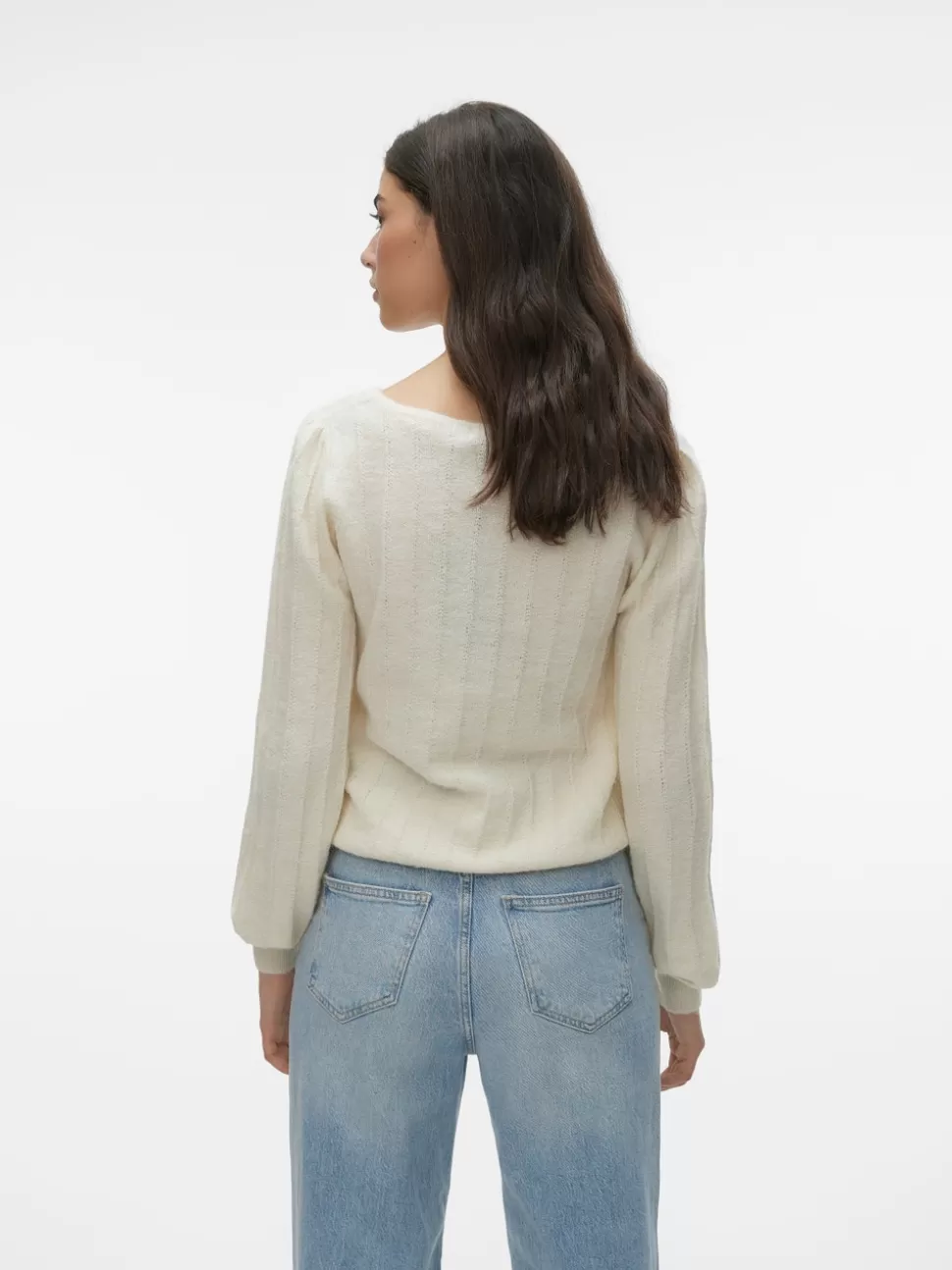 Stickat | Basics^VERO MODA VMKAMILLE Pullover Birch