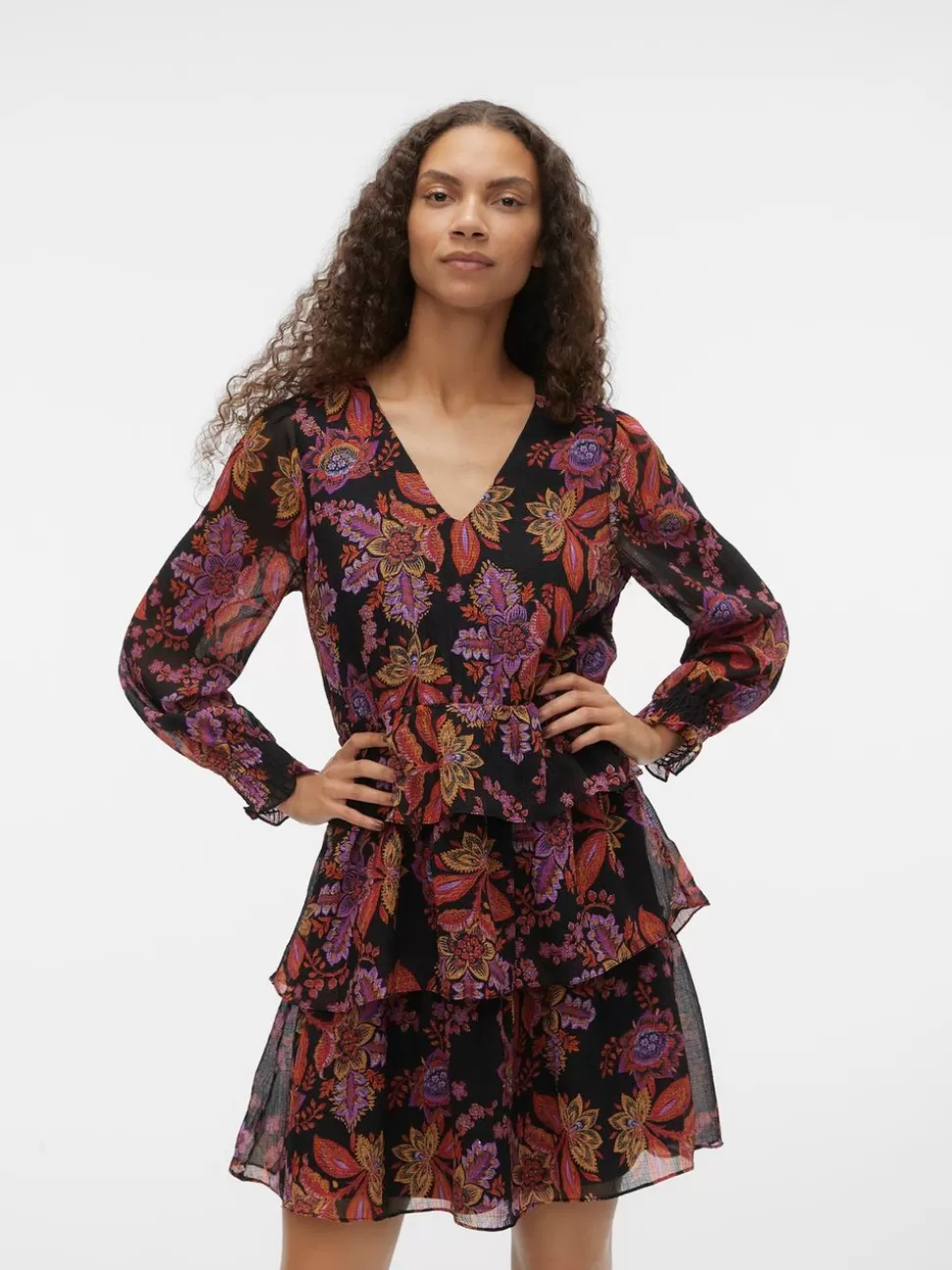 Klänningar^VERO MODA VMKARA Kort Klänning Black