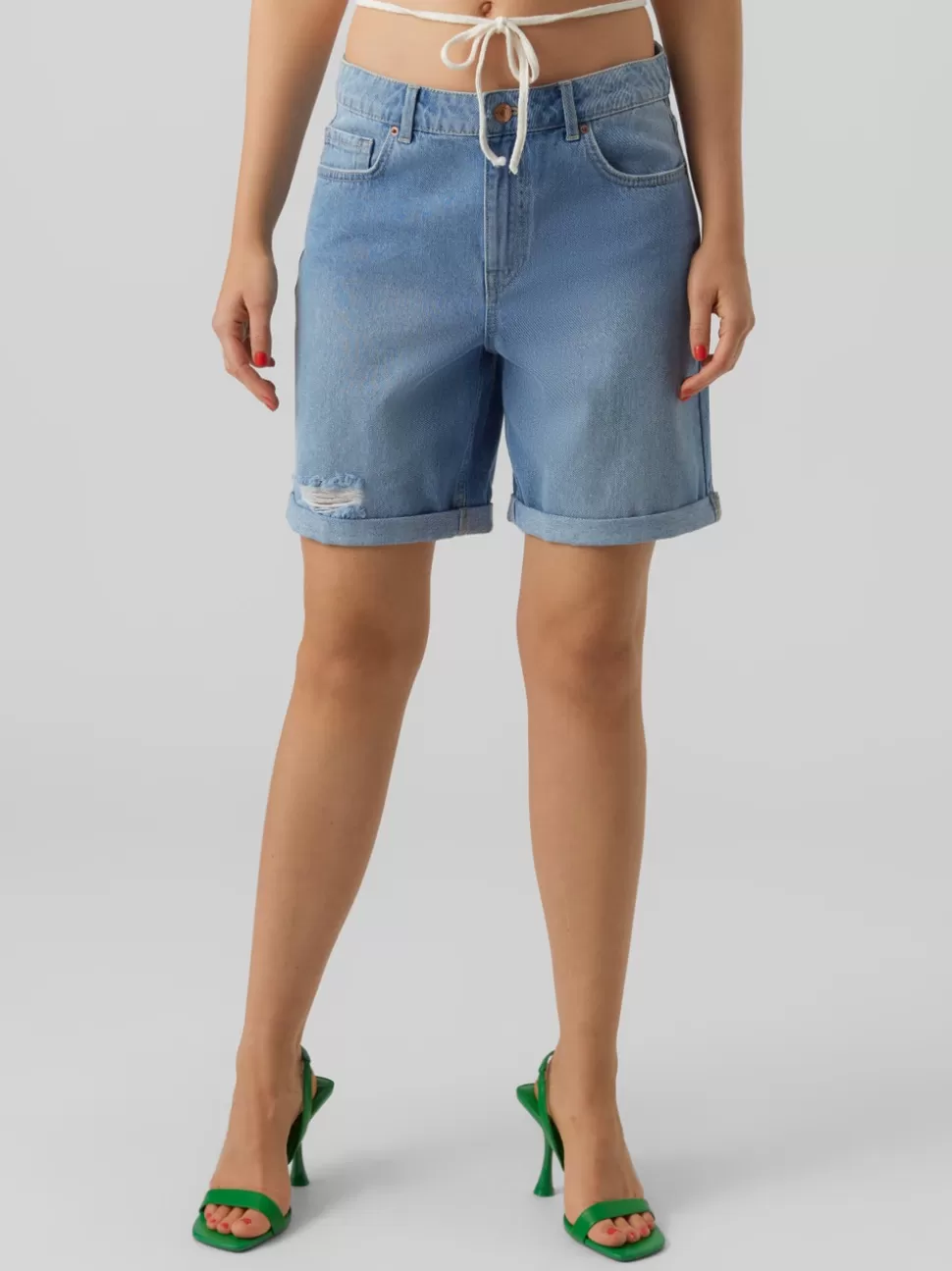 Shorts^VERO MODA VMKARLIE Shorts Light Blue Denim