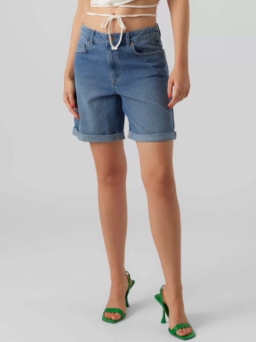 Shorts^VERO MODA VMKARLIE Shorts Medium Blue Denim