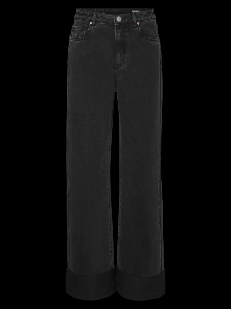 Jeans^VERO MODA VMKATHY Superhög Midja Vida Ben Jeans Black Denim