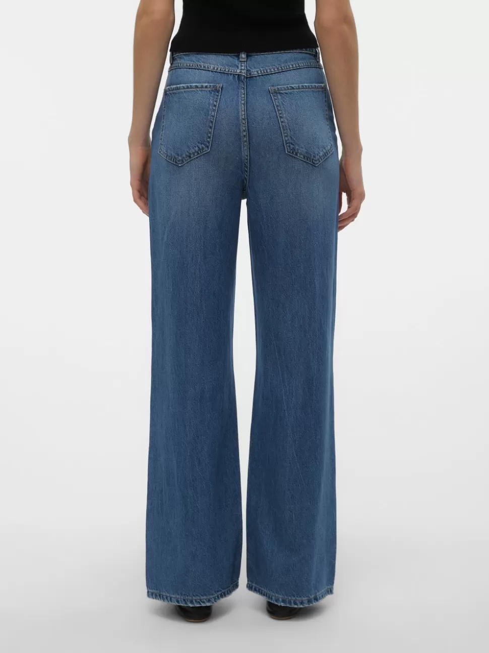 Jeans | Basics^VERO MODA VMKATHY Vid Passform Jeans Medium Blue Denim
