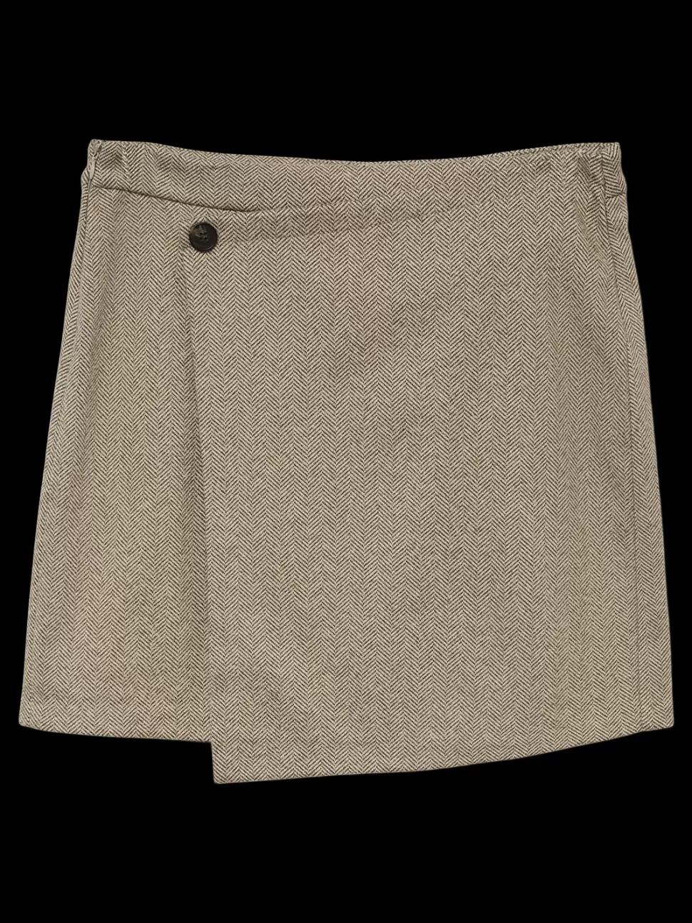 Kjolar^VERO MODA VMKAWI Medelhög Midja Minikjol Dark Grey Melange
