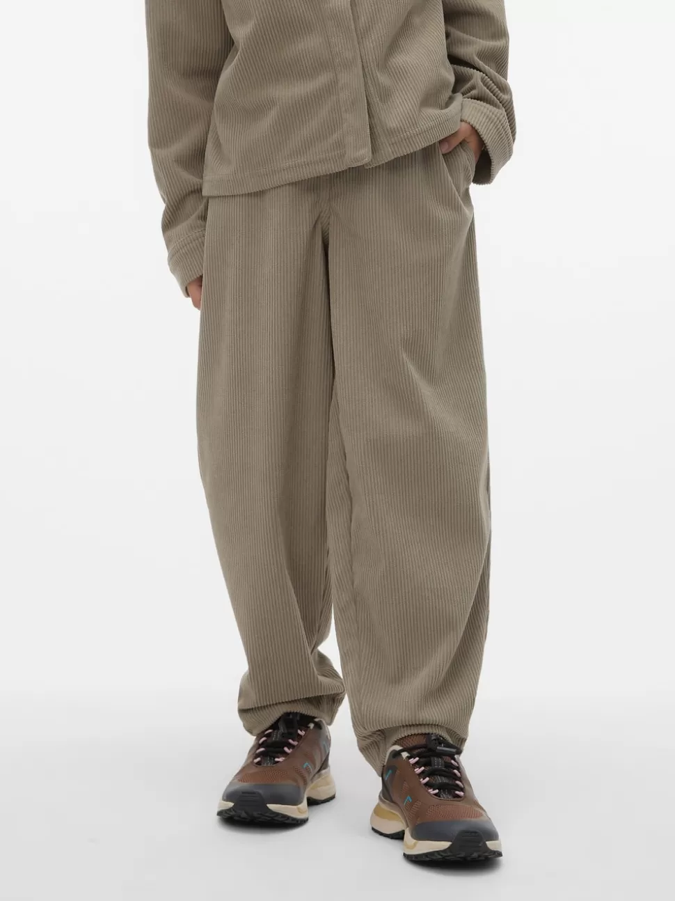 Byxor | Underdelar^VERO MODA VMKENYA Medelhög Midja Byxor Laurel Oak