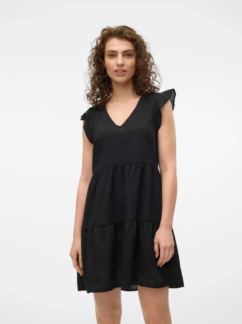 Klänningar^VERO MODA VMKITA Midiklänning Black