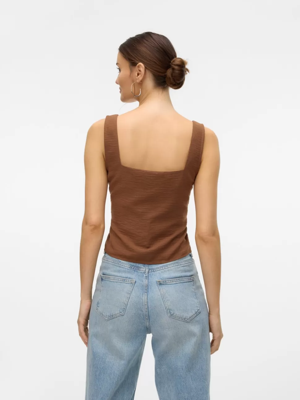 Toppar^VERO MODA VMKITA Topp Cocoa Brown