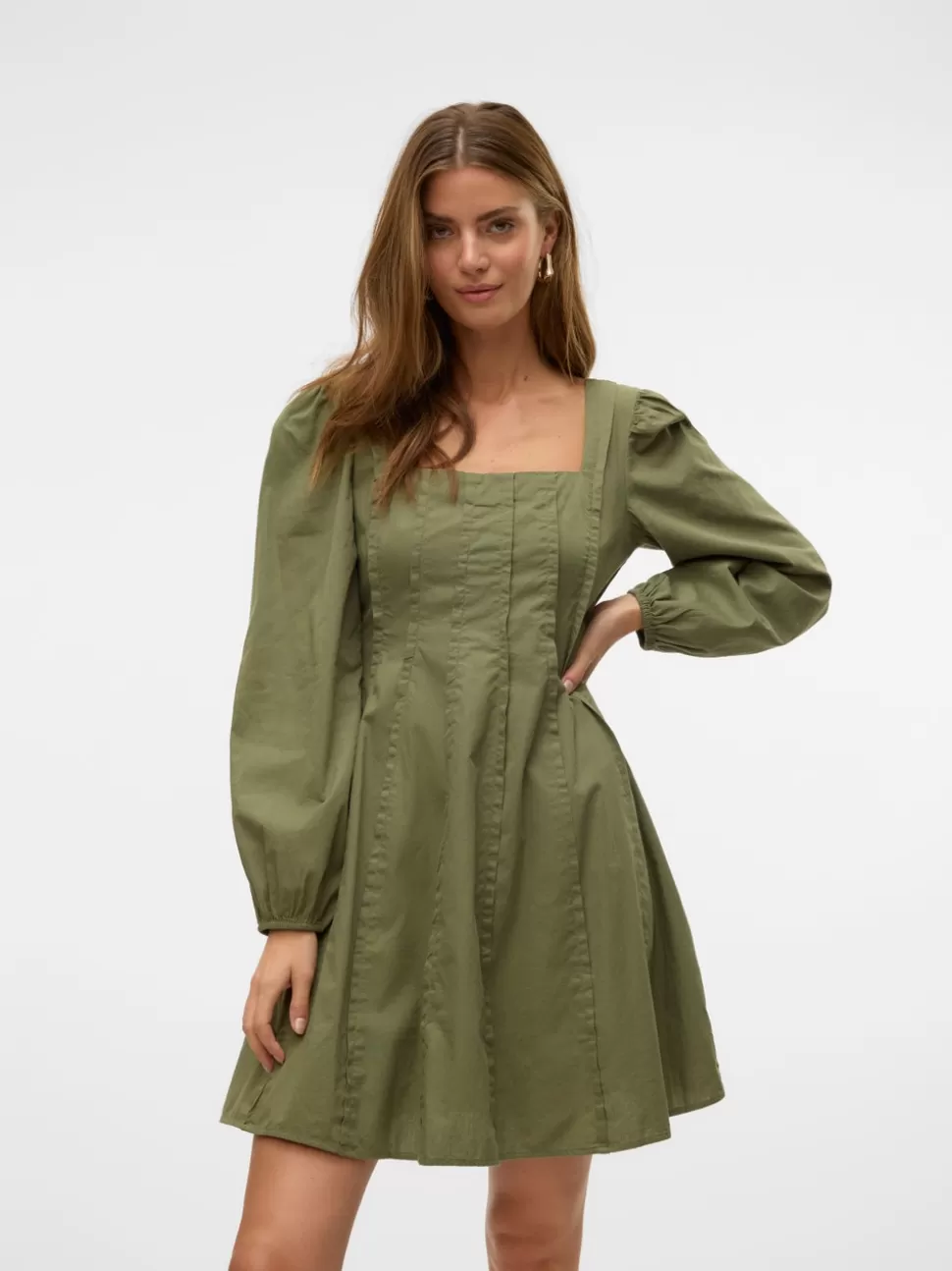 Klänningar | Festkläder^VERO MODA VMKLARA Kort Klänning Olivine