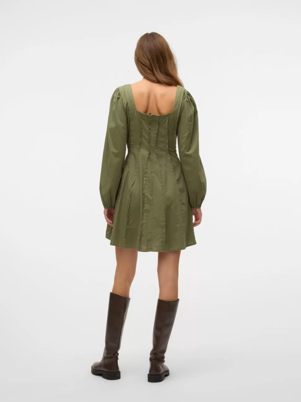Klänningar | Festkläder^VERO MODA VMKLARA Kort Klänning Olivine