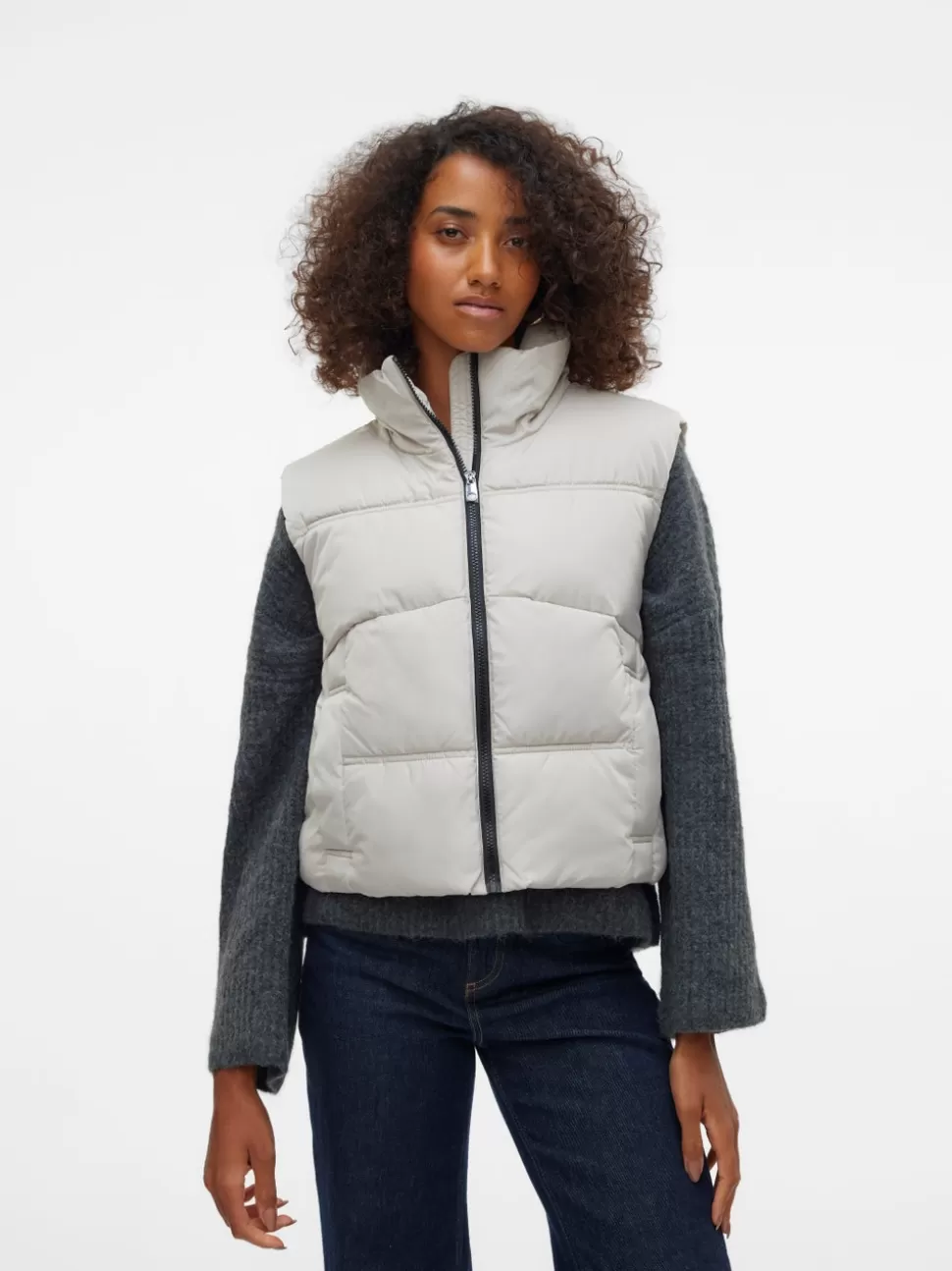 Jackor^VERO MODA VMKLEA Ytterväst Silver Lining