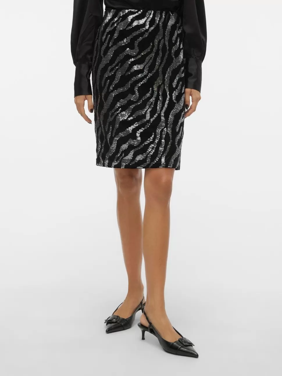 Kjolar^VERO MODA VMLARA Kort Kjol Black