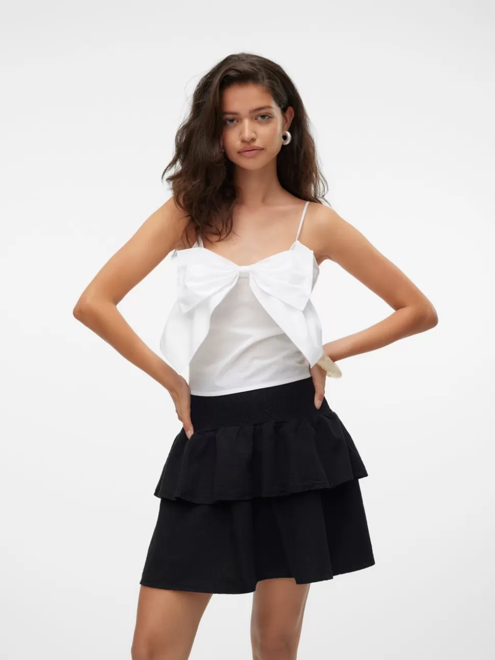 Festkläder^VERO MODA VMLARA Topp Bright White