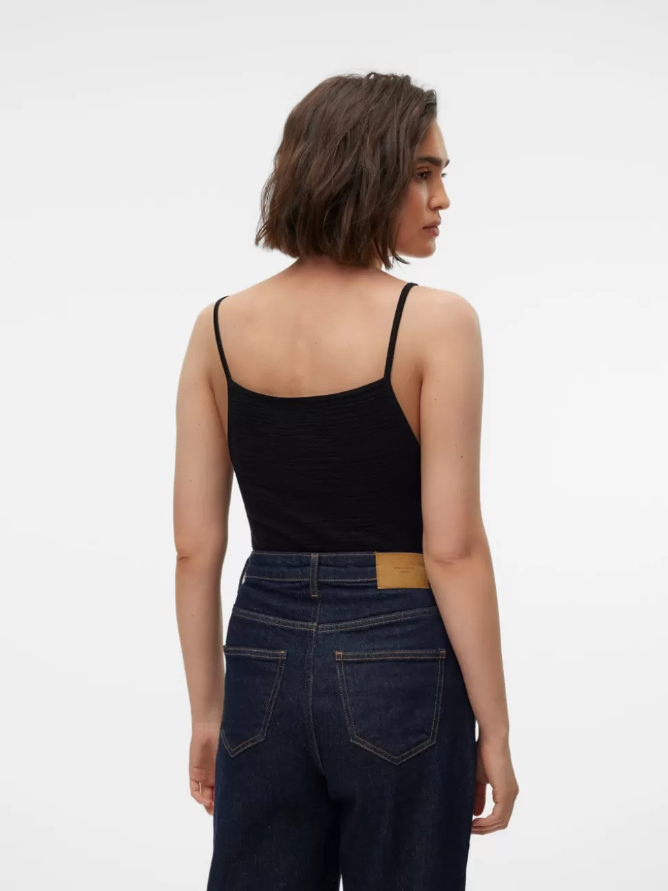 Basics | Toppar^VERO MODA VMLAREA Linne Black