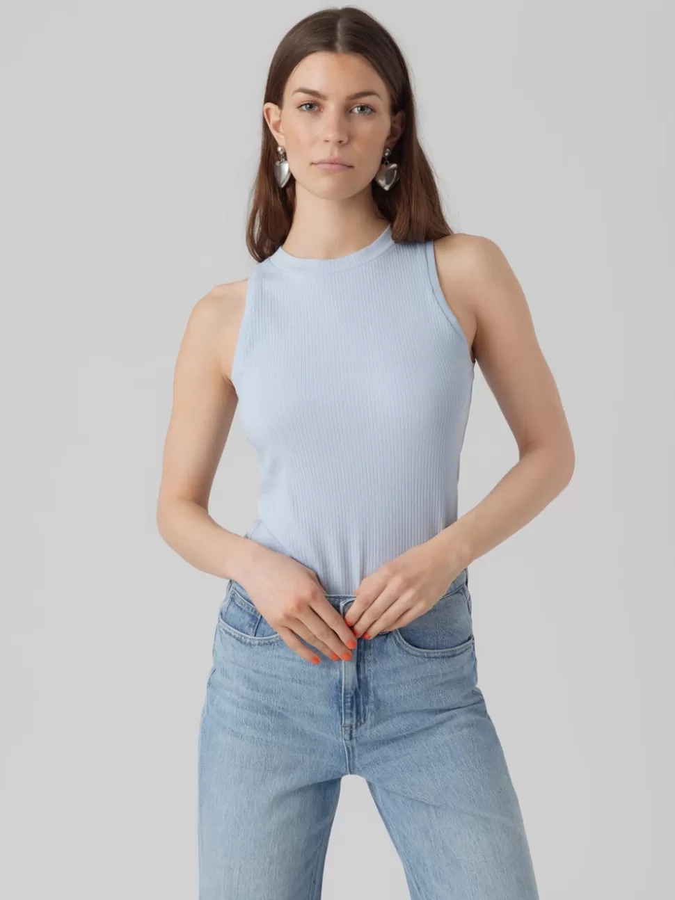 Toppar | Basics^VERO MODA VMLAVENDER Linne Skyway