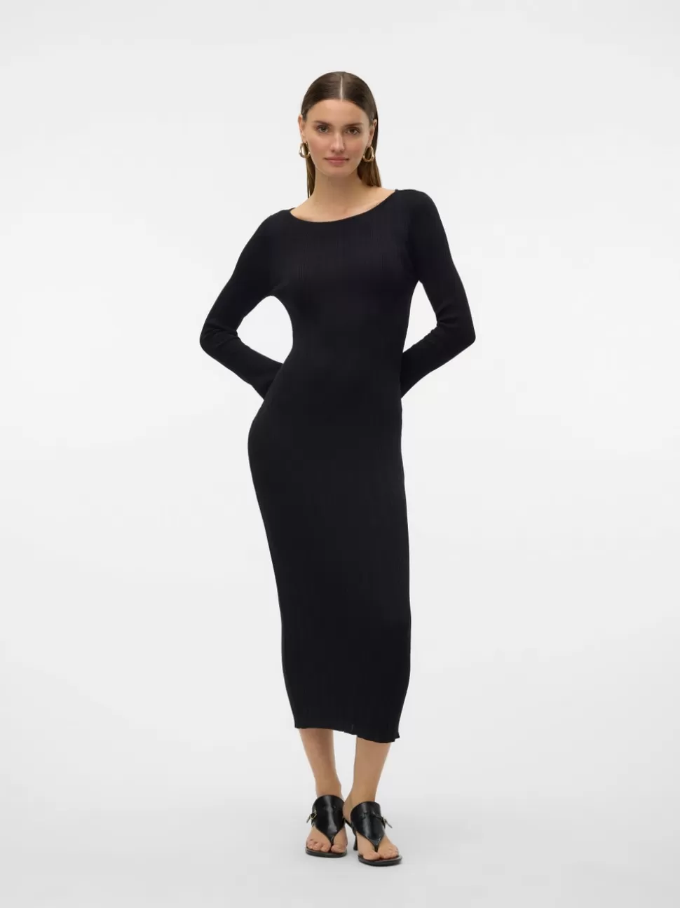 Klänningar^VERO MODA VMLAVONA Midiklänning Black