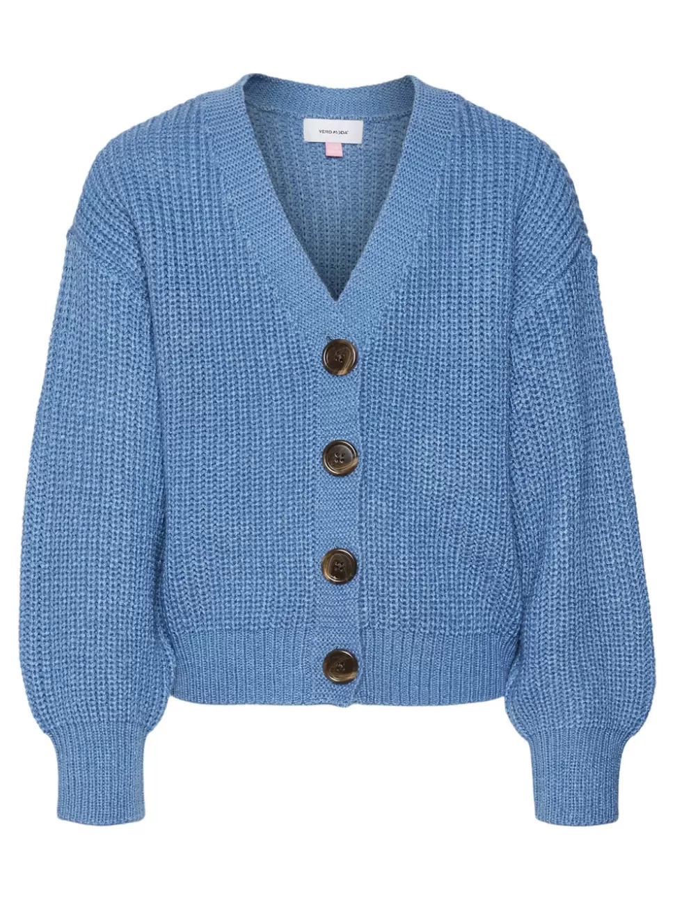 Toppar | Stickat^VERO MODA VMLEA Stickad Kofta Coronet Blue