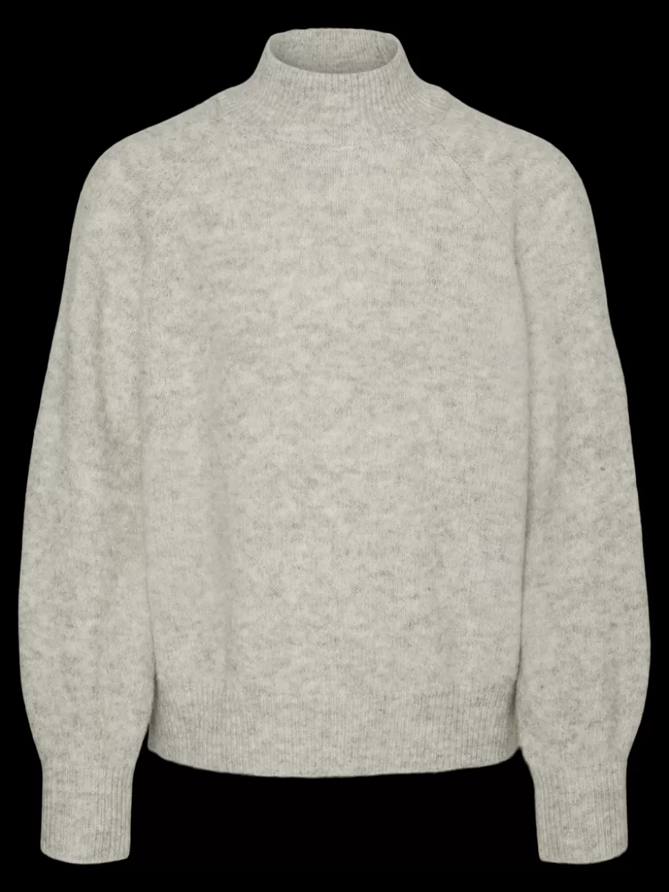Toppar | Stickat^VERO MODA VMLEAF Pullover Light Grey Melange