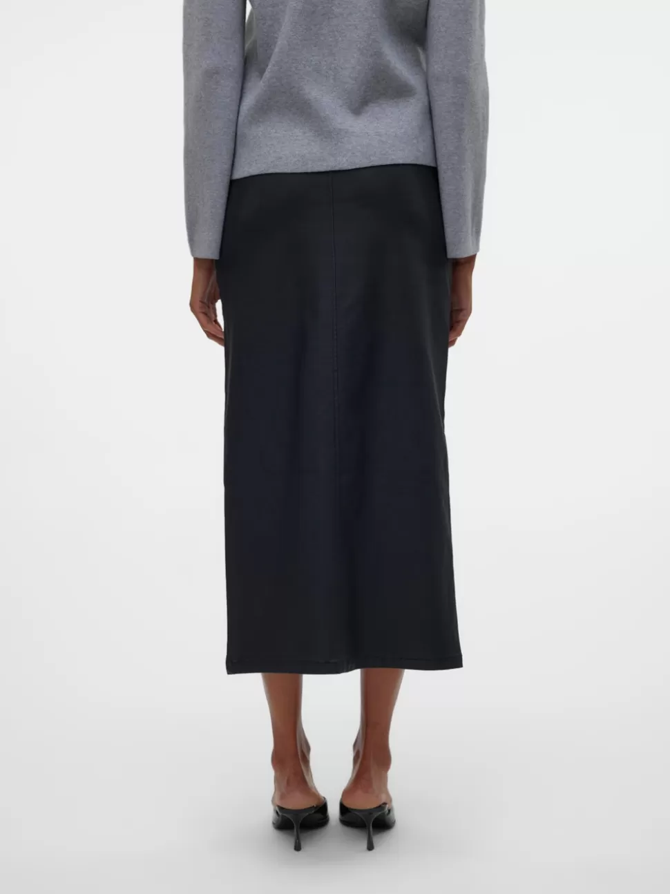 Kjolar^VERO MODA VMLEAH Medelhög Midja Kjol Black