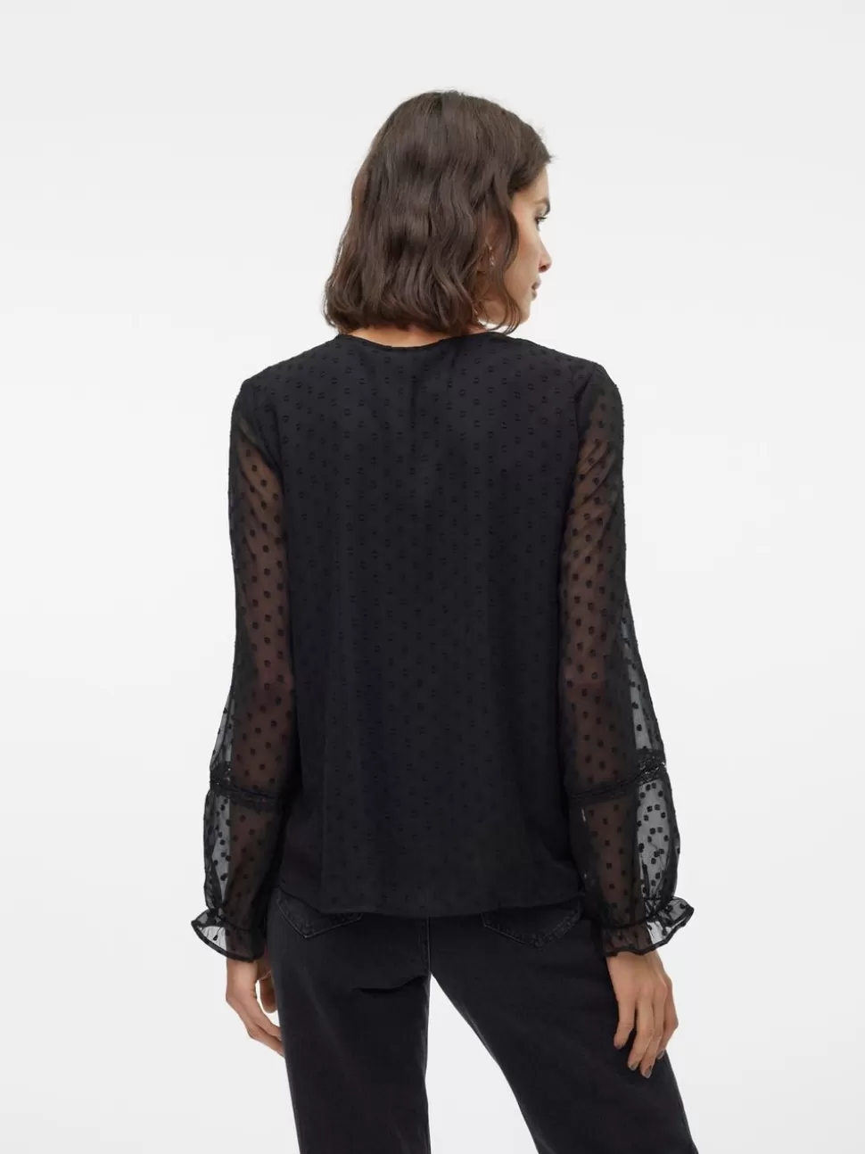 Toppar^VERO MODA VMLEAH Topp Black