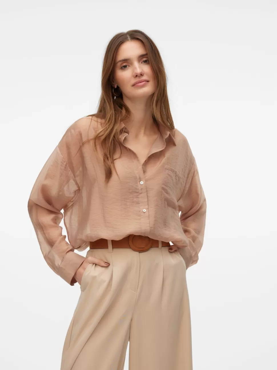 Skjortor | Toppar^VERO MODA VMLEANNA Skjorta Portabella