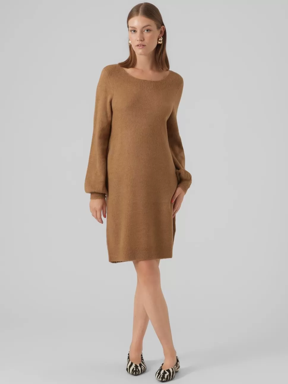 Klänningar | Basics^VERO MODA VMLEFILE Kort Klänning Tigers Eye