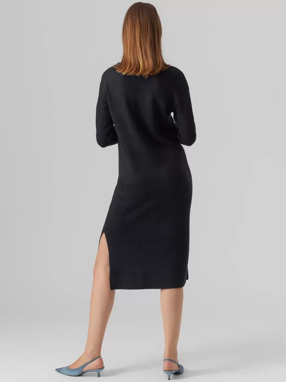 Klänningar^VERO MODA VMLEFILE Lång Klänning Black