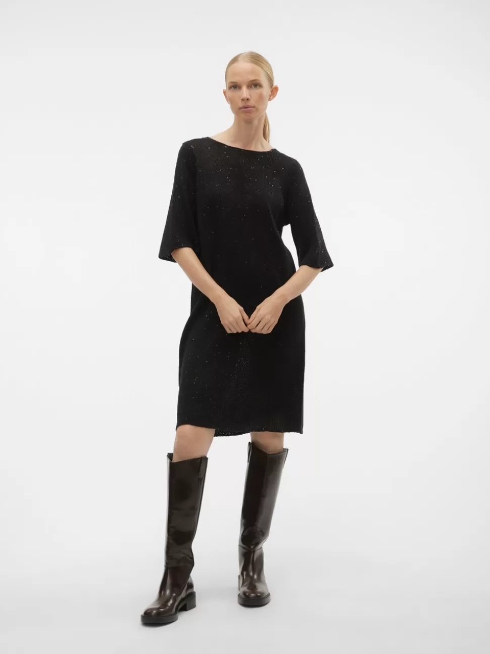 Klänningar^VERO MODA VMLEILANI Kort Klänning Black