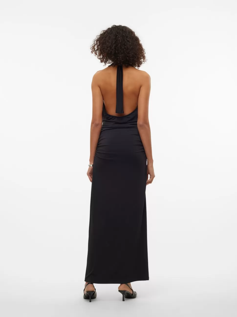 Klänningar^VERO MODA VMLENIS Lång Klänning Black
