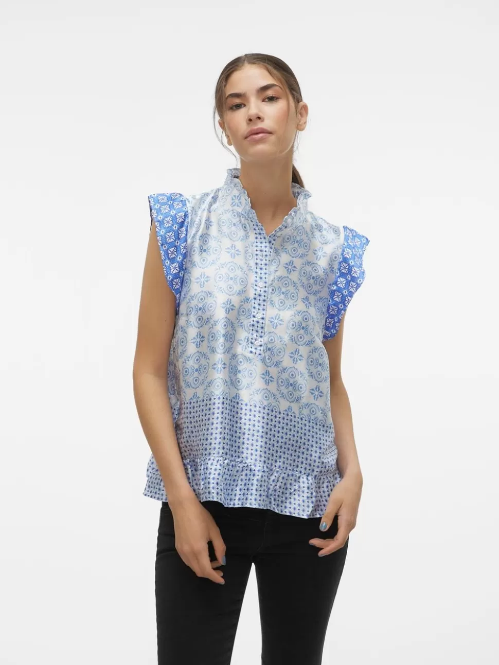 Toppar^VERO MODA VMLEVI Topp Birch