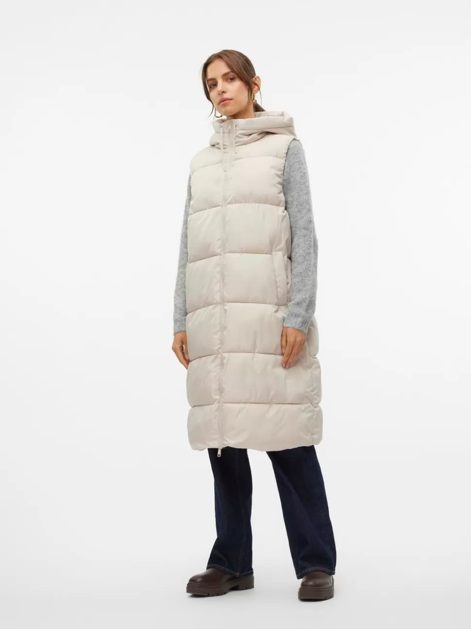 Jackor | Västar^VERO MODA VMLIGAANE Ytterväst Pumice Stone