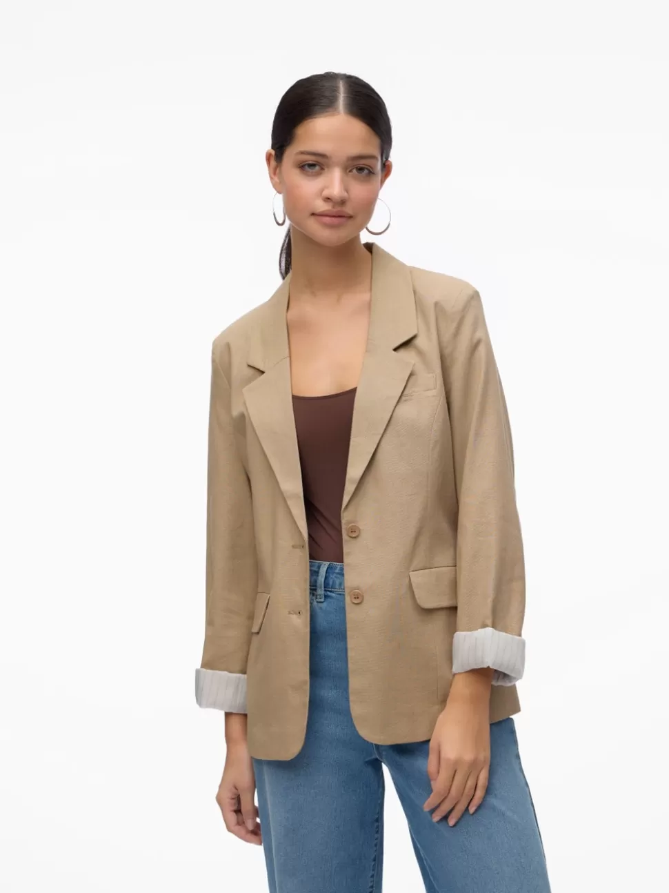 Kavajer^VERO MODA VMLILJA Kavaj Silver Mink