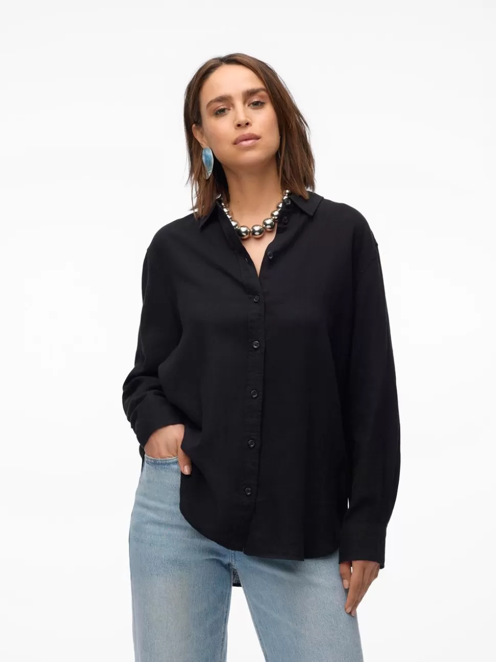 Skjortor | Toppar^VERO MODA VMLINN Skjorta Black
