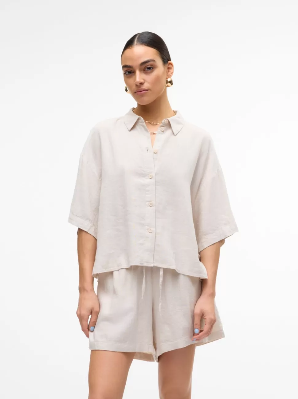 Skjortor | Toppar^VERO MODA VMLINN Skjorta Moonbeam