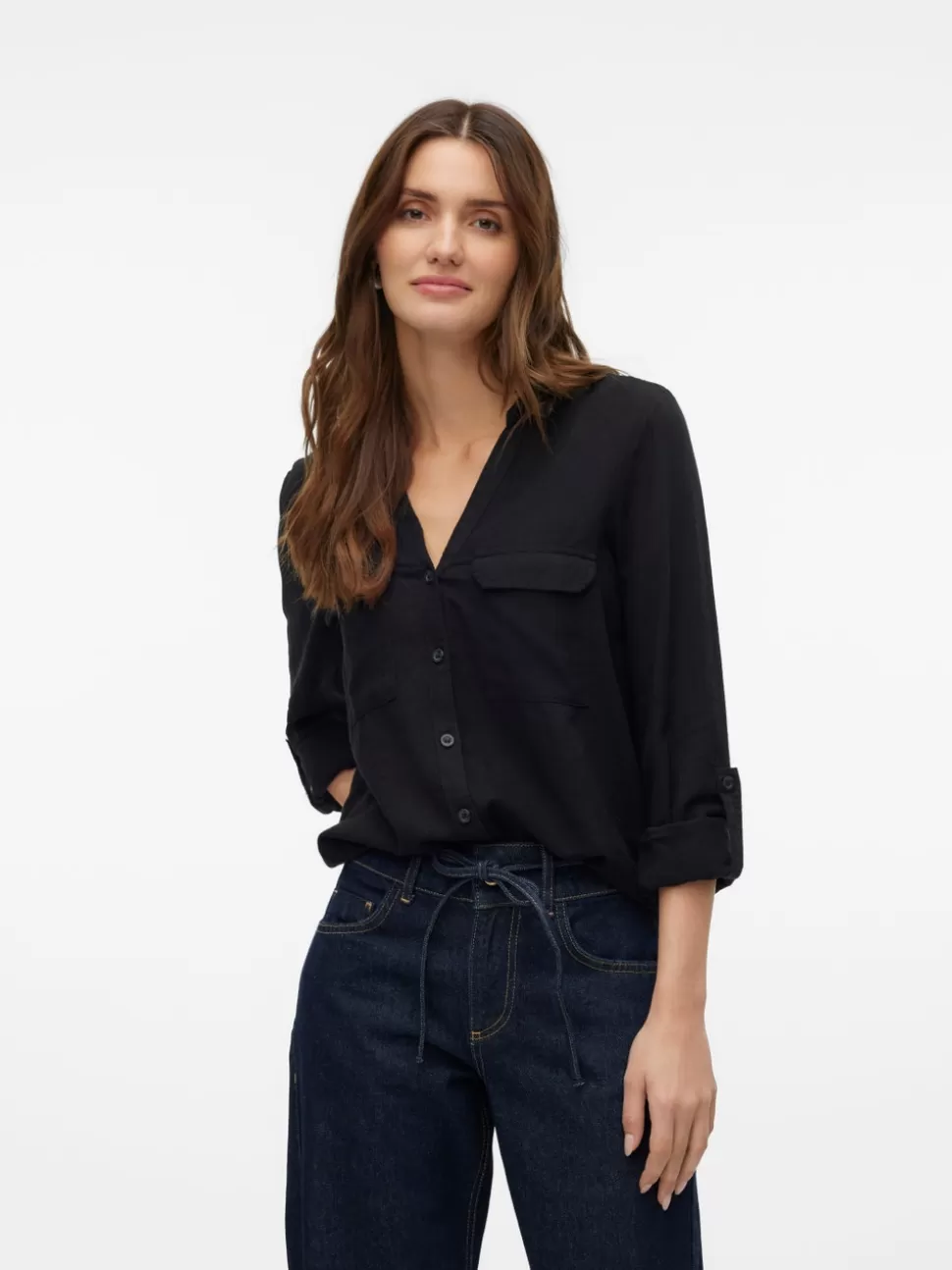 Skjortor | Toppar^VERO MODA VMLINN Skjorta Black