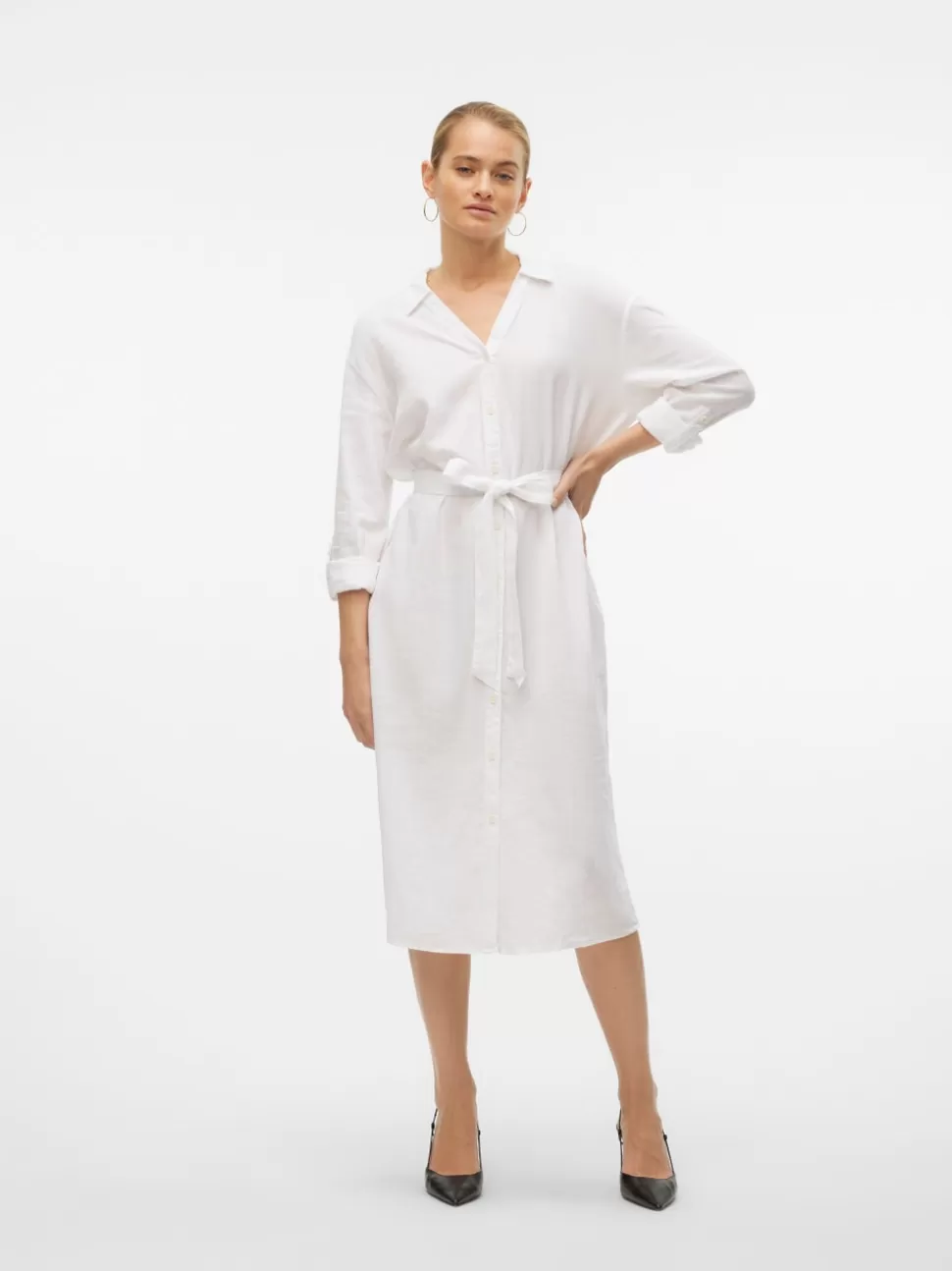 Skjortor | Basics^VERO MODA VMLINN Skjorta Snow White